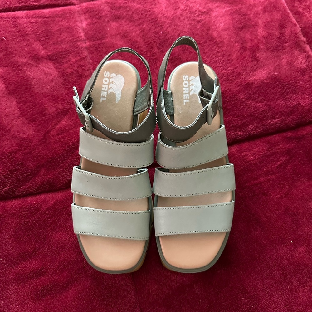 Sorel Joanie III strap wedge sandals